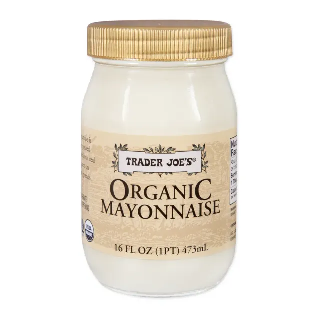 Trader Joe's Organic Mayonnaise, front of pack