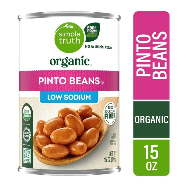 Simple Truth Organic Pinto Beans, front of pack
