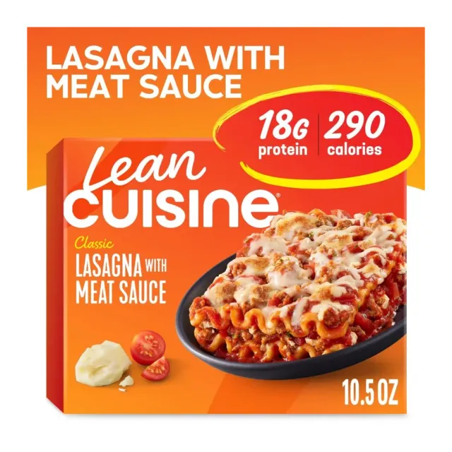 Lean Cuisine Lasagna with Meat Sauce, front of pack