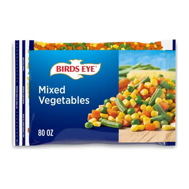 Birds Eye Mixed vegetables, front of pack