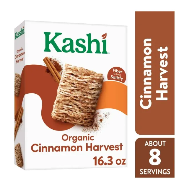 Kashi Organic Cinnamon Harvest, front of pack