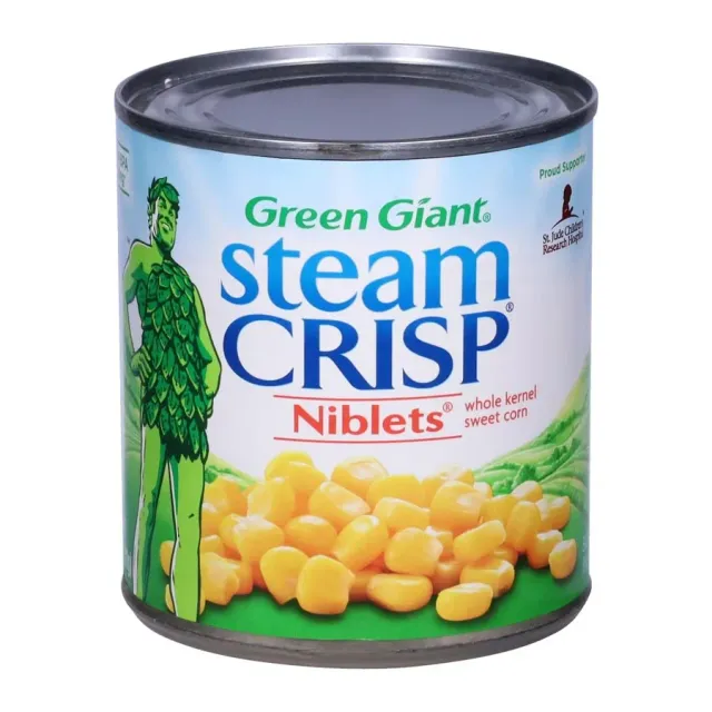 Green Giant Steam crisp niblets, front of pack