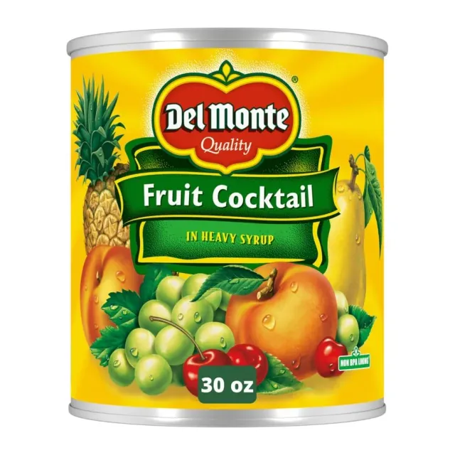 Del Monte Fruit cocktail in heavy syrup, front of pack