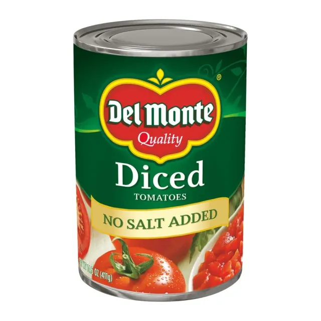 Del Monte Tomatoes, Diced, front of pack