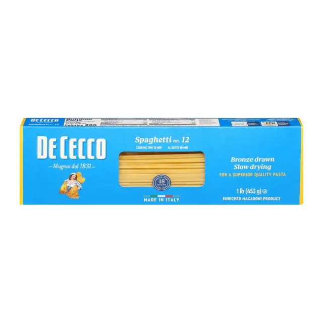 De Cecco Spaghetti, front of pack