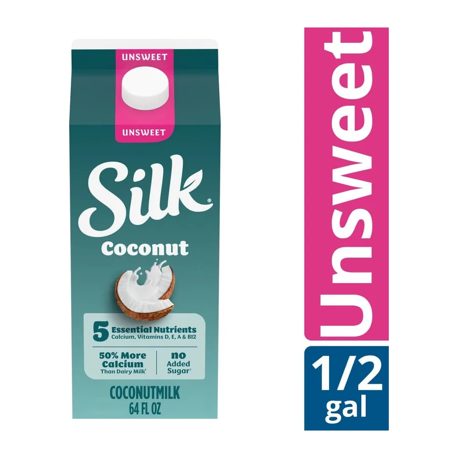 Silk Unsweet Coconutmilk, front of pack