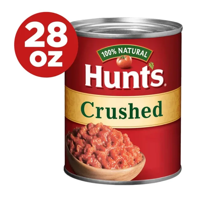 Hunt's Crushed Tomatoes, front of pack