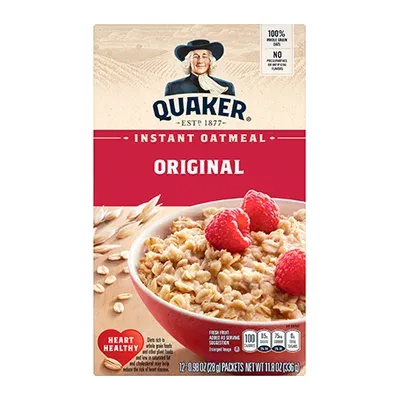 Quaker Instant Oatmeal Flavor Variety Pack, front of pack