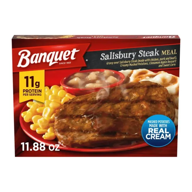 Banquet Salisbury Steak Meal, front of pack
