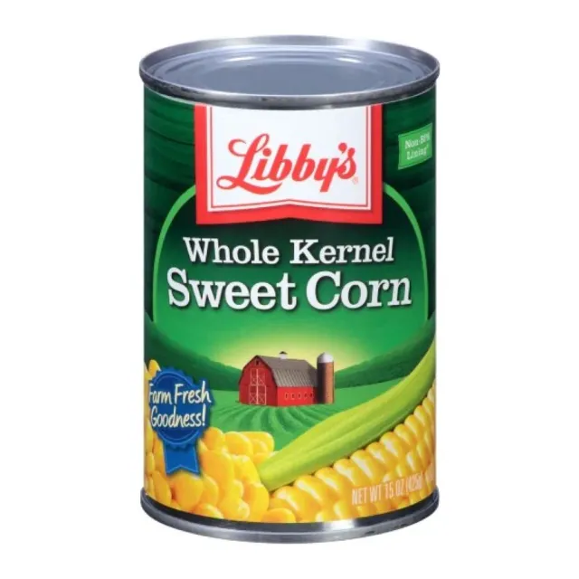 Libby's Whole kernel sweet corn, front of pack