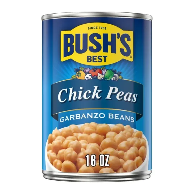 Bush's Best Garbanzos (chick peas), front of pack