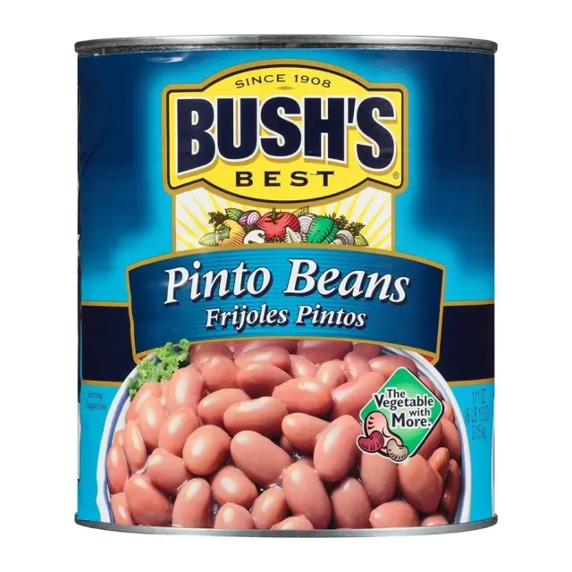 Bush's Best Pinto Beans, 111 oz, front of pack