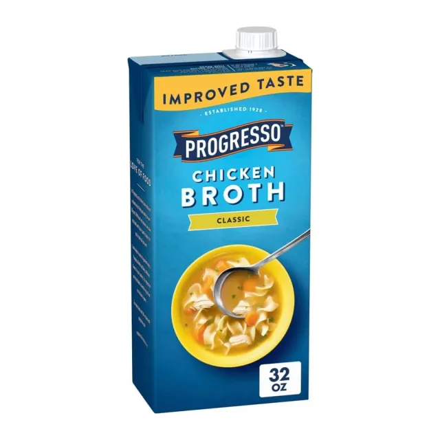 Progresso Chicken Broth, front of pack