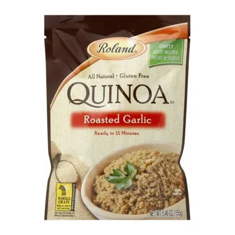 Roland Roasted Garlic Quinoa, front of pack