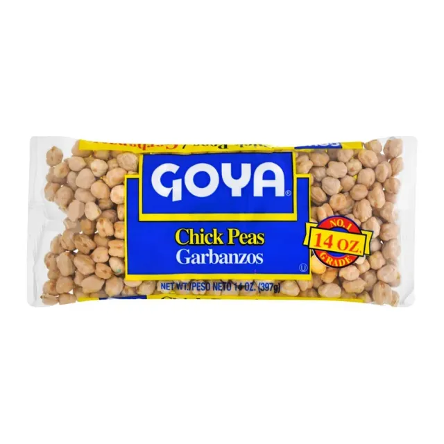 Goya Chick Peas/Garbanzos, front of pack