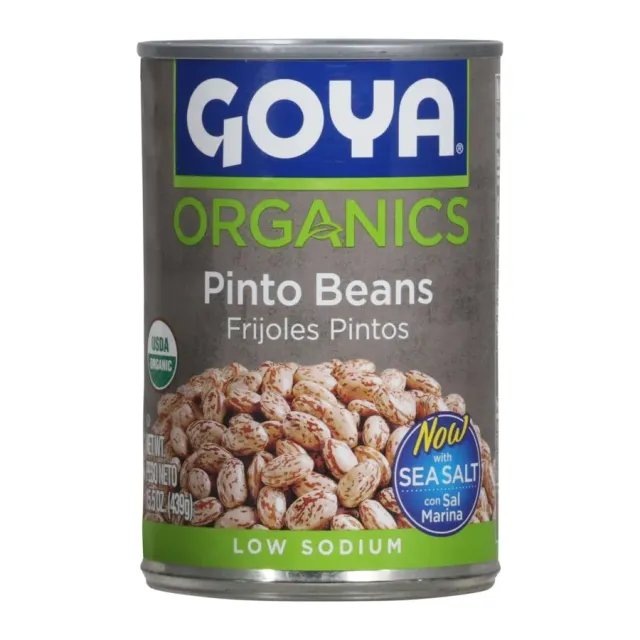 Goya Organic Pinto Beans, front of pack