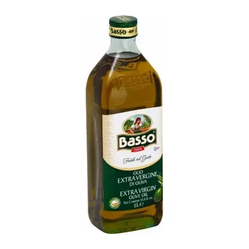 Basso Extra Virgin Olive Oil, front of pack