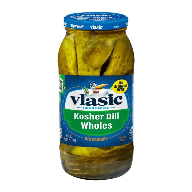 Vlasic Kosher Dill Whole, front of pack