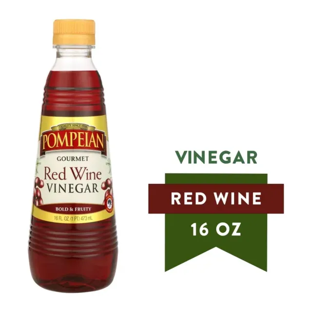 Pompeian Red Wine Vinegar, front of pack