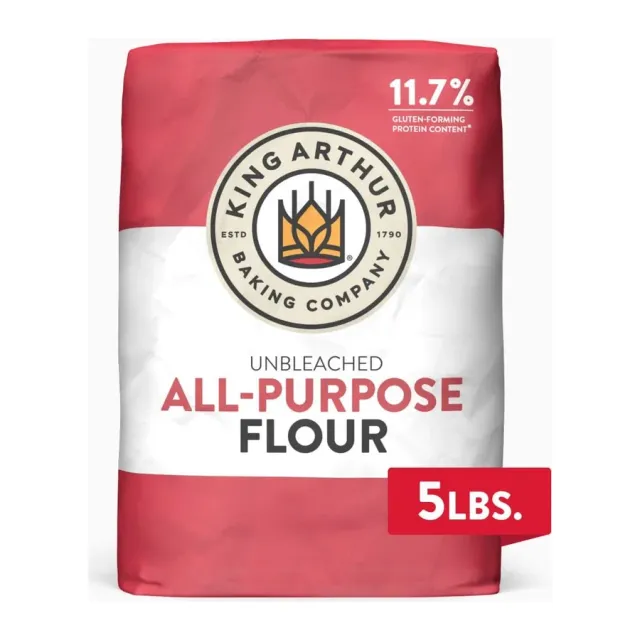 King Arthur Unbleached All-Purpose Flour, front of pack