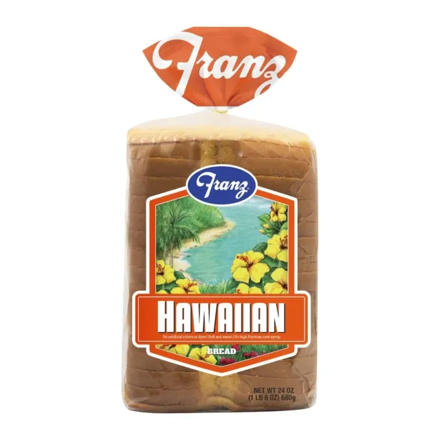Franz Hawaiian bread, front of pack