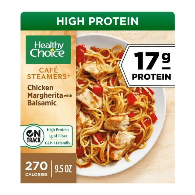 Healthy Choice Café Steamers Chicken Margherita Frozen Meal, front of pack