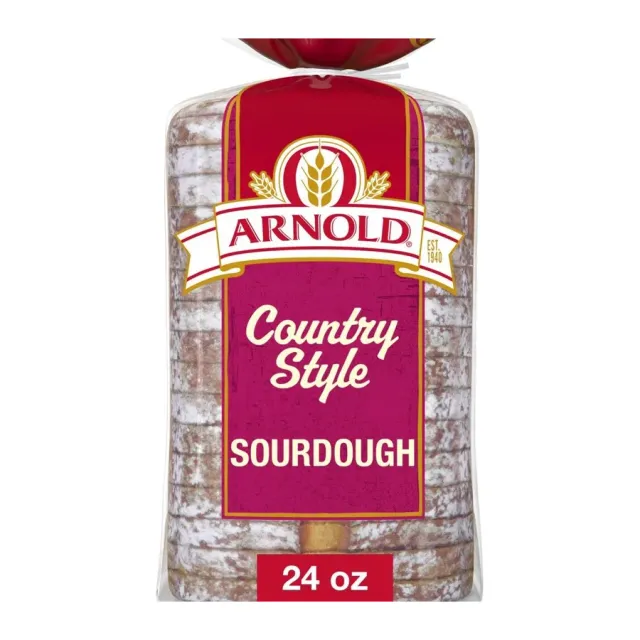 Arnold Country sourdough bread, front of pack