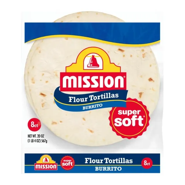 Mission Flour Tortillas, front of pack