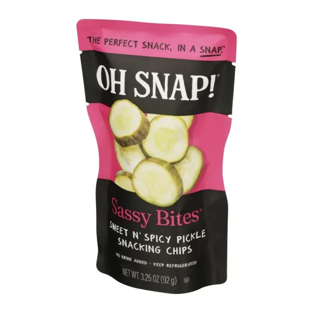 Oh Snap! Pickling Co. Sassy Bites, front of pack