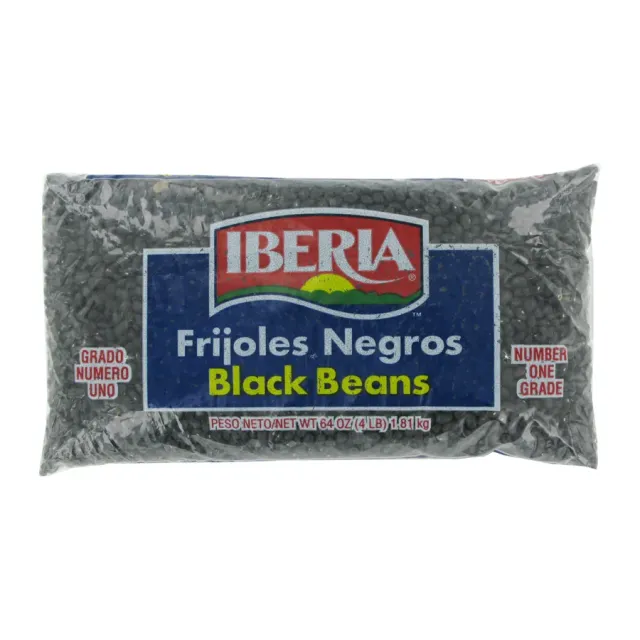 Iberia Black Beans, front of pack