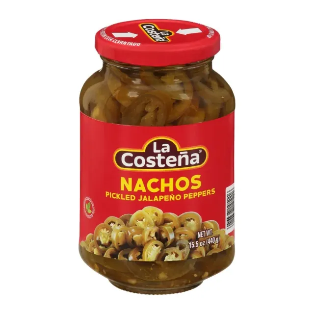 La Costeña Pickled Jalapeno Nacho, front of pack