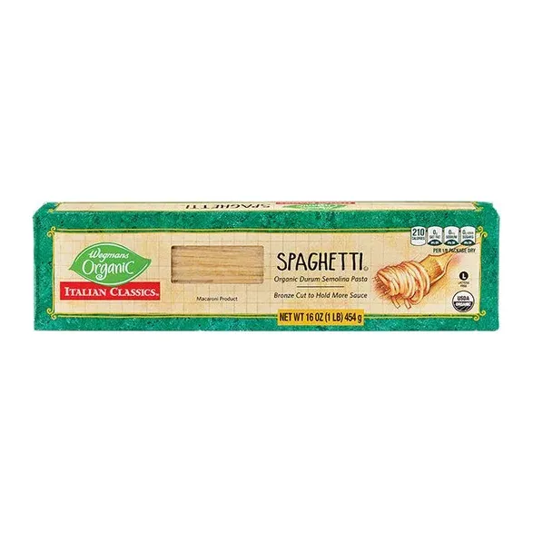 Wegmans Spaghetti, front of pack