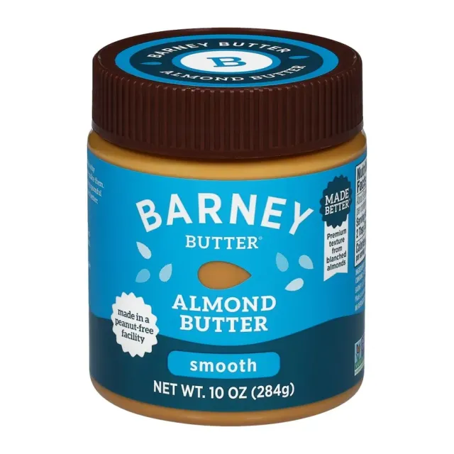 Barney Butter Smooth Almond Butter, front of pack