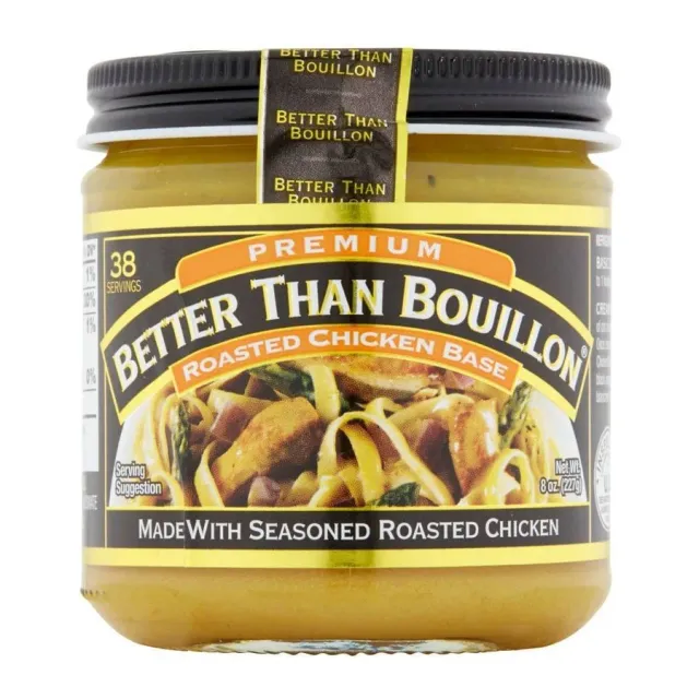 Better Than Bouillon Roasted Chicken base, front of pack