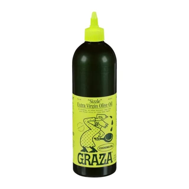 Graza Sizzle Extra Virgin Olive Oil, front of pack