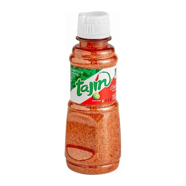 Tajín Clásico Seasoning with Lime, front of pack