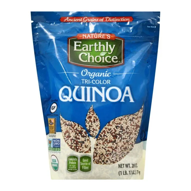 Earthly Choice Tri-Color Quinoa, front of pack