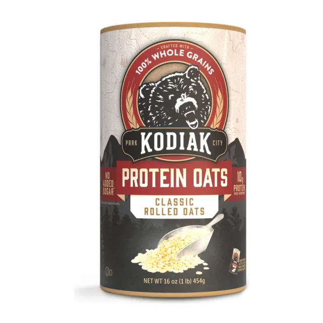 Kodiak Protein Oats, front of pack