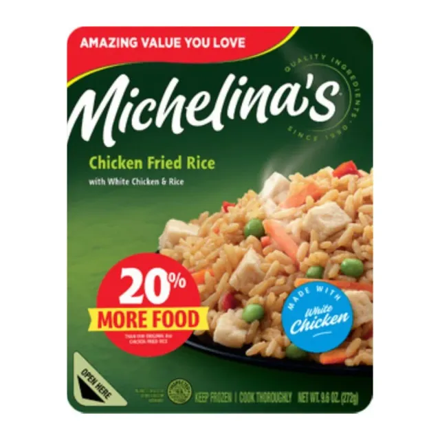 Michelina's Chicken Fried Rice, front of pack