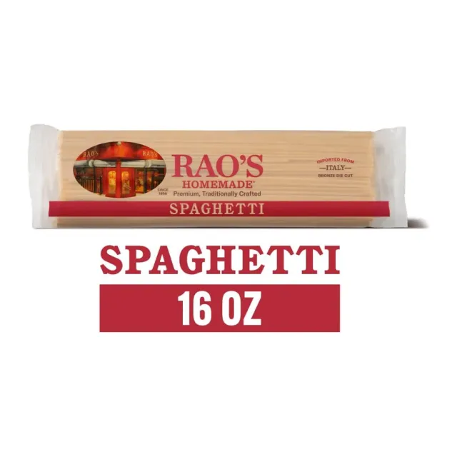 Rao's Spaghetti Pasta, front of pack
