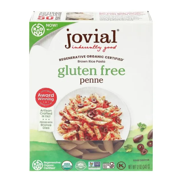 Jovial Penne, Brown Rice, front of pack