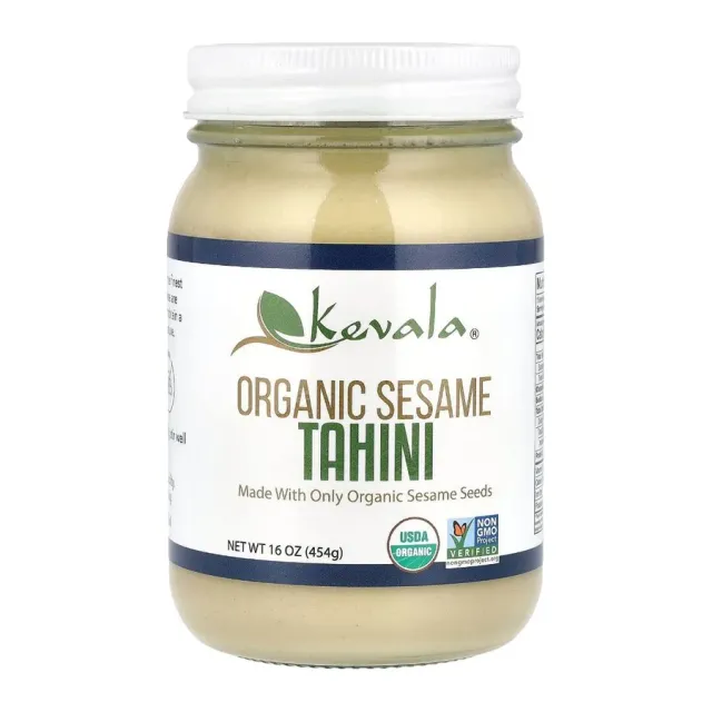 Kevala Organic sesame tahini, front of pack