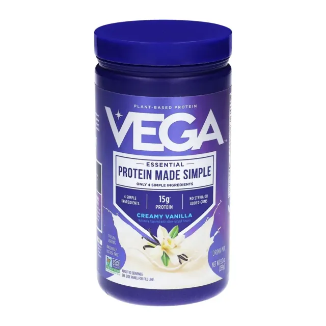 Vega Protein Made Simple Vanilla, front of pack