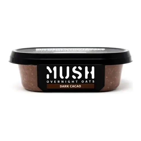 Mush Overnight Oats Dark Chocolate, front of pack