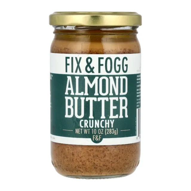 Fix & Fogg Crunchy almond butter, front of pack