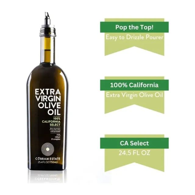 Cobram Estate California Select Extra Virgin Olive Oil, front of pack