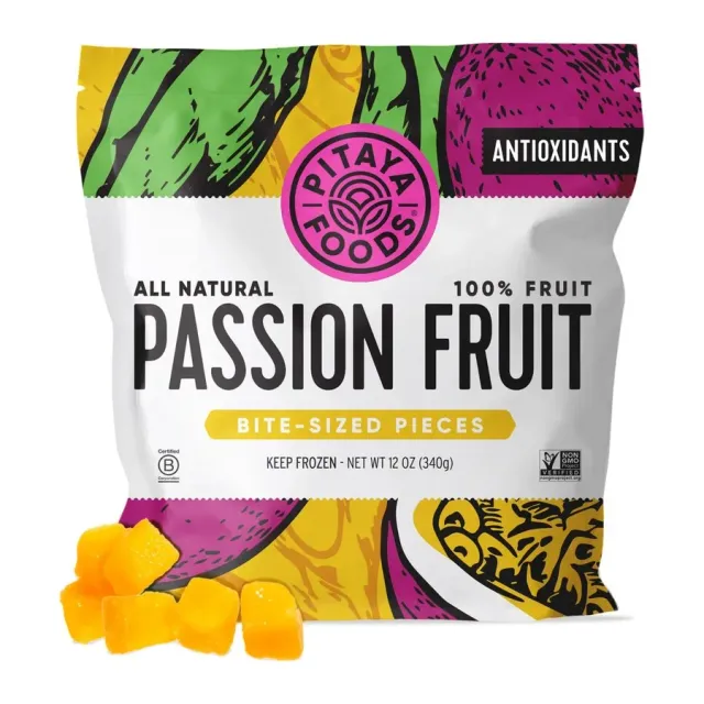 Pitaya IQF Passion fruit Puree, front of pack