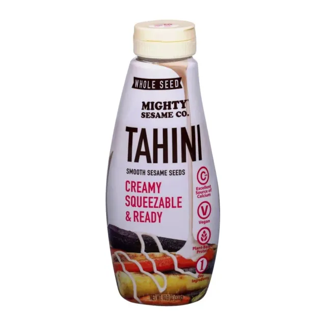 Mighty Sesame Co. Tahini Smooth Sesame Seeds Whole Seed, front of pack