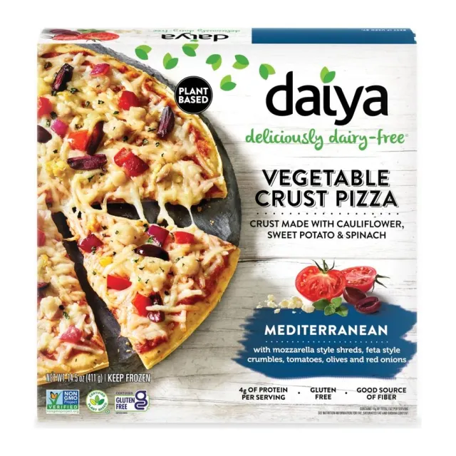 Daiya Mediterranean Pizza, front of pack