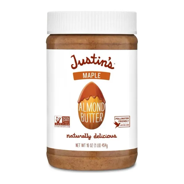 Justin's Maple Almond Butter, front of pack